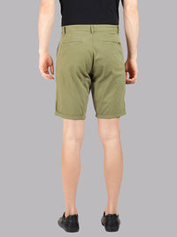 Overdyed Calla Green Fold Up Chino Shorts