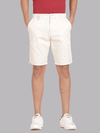 Logo Print Feather Gray Chino Shorts