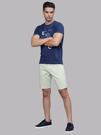 Green Tint Fold Up Overdyed Chino Shorts