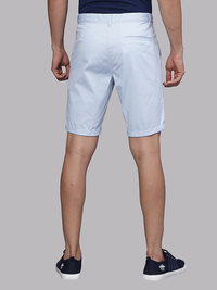 Ice Blue Fold Up Overdyed Chino Shorts