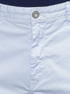 Ice Blue Fold Up Overdyed Chino Shorts