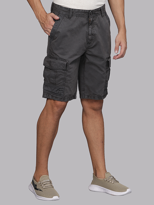 Overdyed Castlerock Grey Cargo Shorts