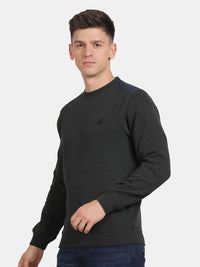 T-Base Men Solid Sweatshirt