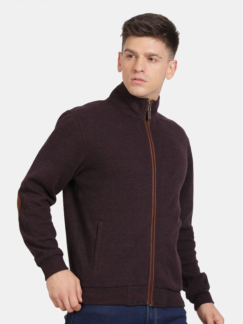 T-Base Men Front Open Sweatshirt