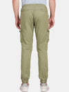 T-Base Men Solid Mid-Rise Regular Fit Joggers