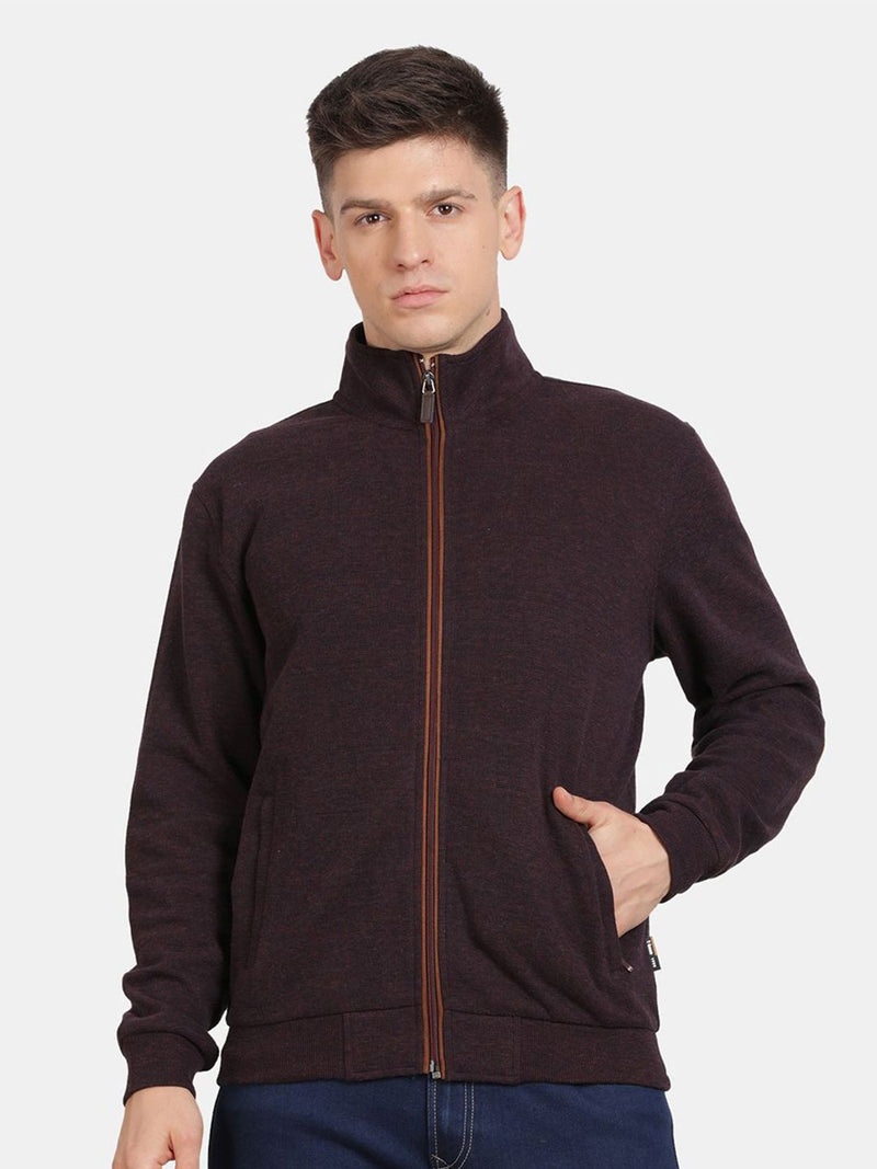 T-Base Men Front Open Sweatshirt