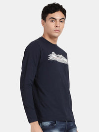 T-Base Graphic Printed Long Sleeves T-Shirt