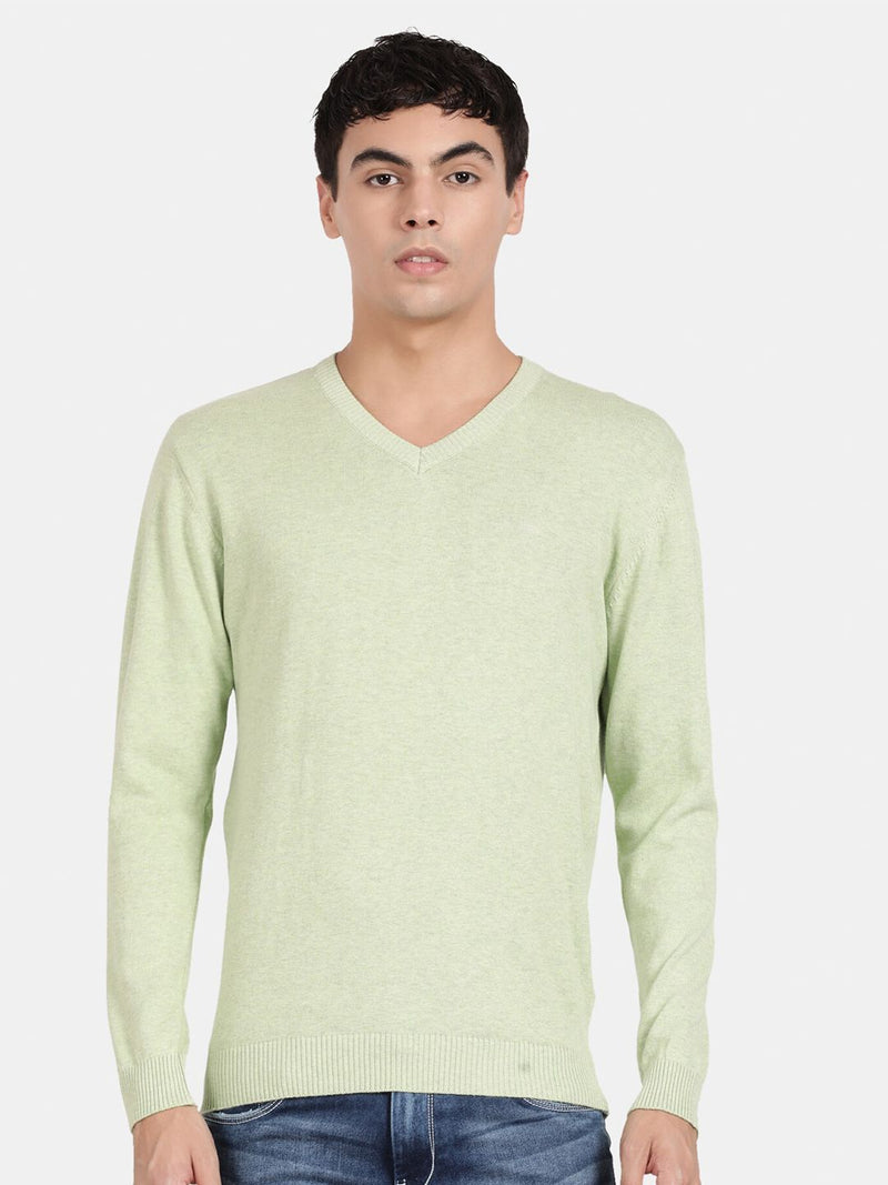 T-Base Men  V-Neck Cotton Pullover