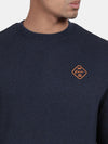 CREW NECK SWEATSHIRT WITH CHEST GRAPHIC