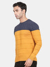 T-Base Colourblocked Long Sleeves Cotton Pullover