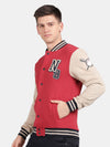 t-base Stand Collar Varsity Jacket