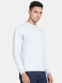 T-Base Men Round Neck Cotton Pullover Sweater