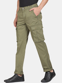 T-Base Men Mid Rise Cargos Trousers