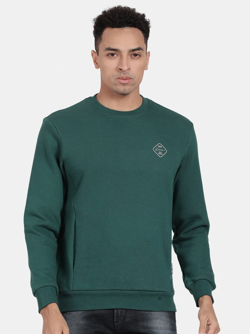 T-Base Round Neck Pullover Sweatshirt