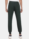 Dark Pine Melange Knitted Lower Track Pants