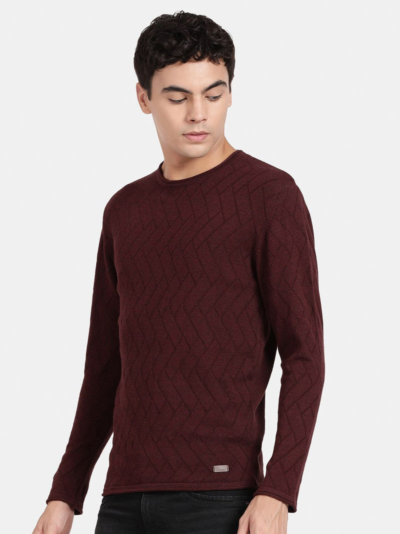 T-Base Ribbed Long Sleeves Pullover