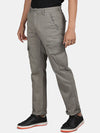 T-Base Men Mid-Rise Cotton Cargos Trousers