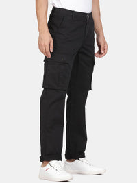 T-Base Men Mid-Rise Cargos Trousers