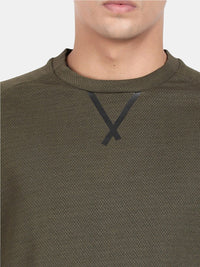 T-Base Round Neck Pullover Sweatshirt