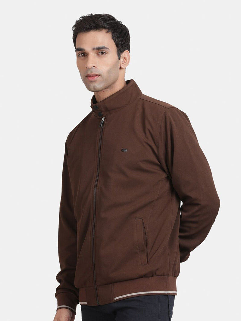 t-base Stand Collar Insulator Bomber Jacket