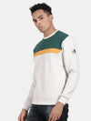 T-Base Colourblocked Round Neck Pullover