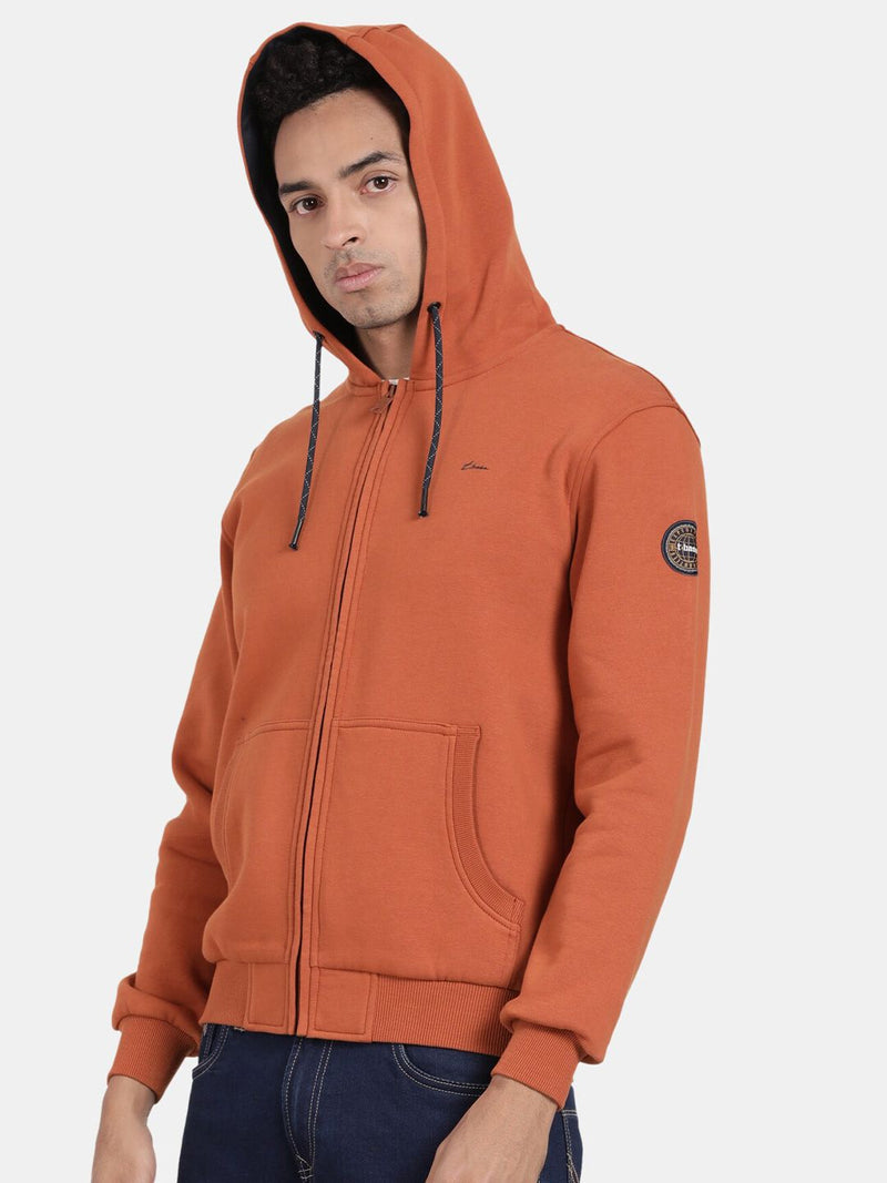 T-Base Front-Open Hooded Sweatshirt