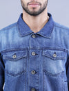 t-base Men Washed Denim Jacket