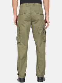 T-Base Men Mid Rise Cargos Trousers