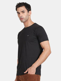 T-Base Round Neck Cotton Casual Relaxed Fit T-Shirt