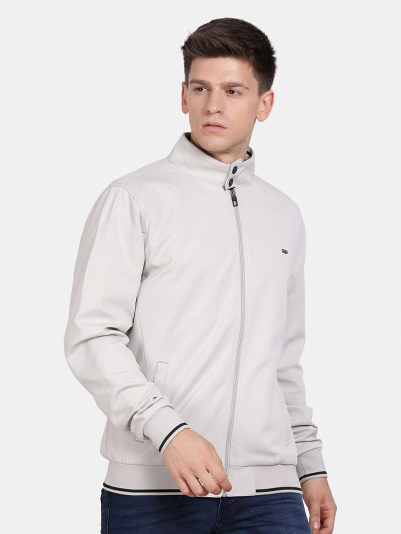 t-base Mock Collar Insulator Bomber Jacket