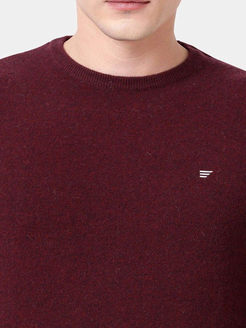 T-Base Round Neck Woollen Pullover