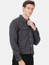 t-base Men Crop Denim Jacket