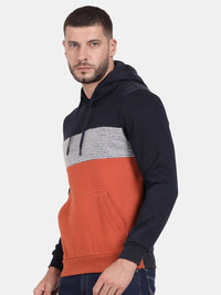 T-Base Striped Hooded Pullover