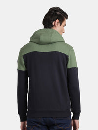 T-Base Colourblocked Hooded Sweatshirt