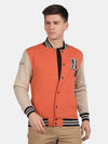 t-base Mock Collar Varsity Jacket