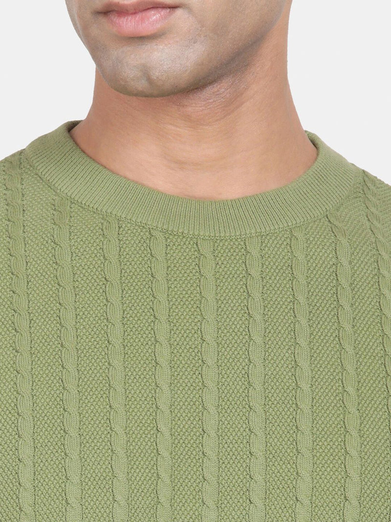 T-Base Striped Cotton Pullover Sweaters