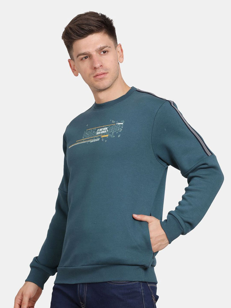 T-Base Men Printed Sweatshirt