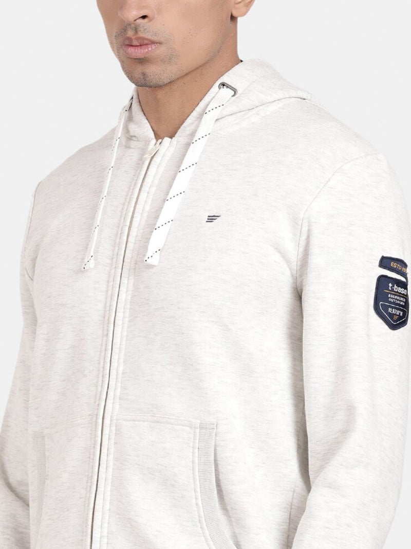 T-Base Front-Open Hooded Sweatshirt