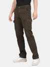 T-Base Men Mid-Rise Flat-Front Cargos