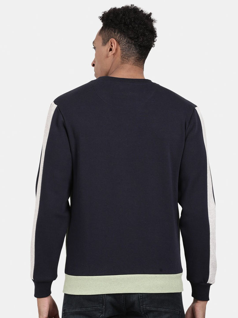 T-Base Colourblocked Pullover Sweatshirt