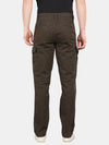 T-Base Men Mid-Rise Flat-Front Cargos