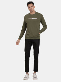 T-Base Round Neck Long Sleeve Sweatshirt