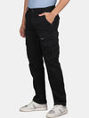 T-Base Men Mid-Rise Cotton Cargos Trousers