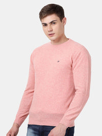 T-Base Men Pink Sweater Vest