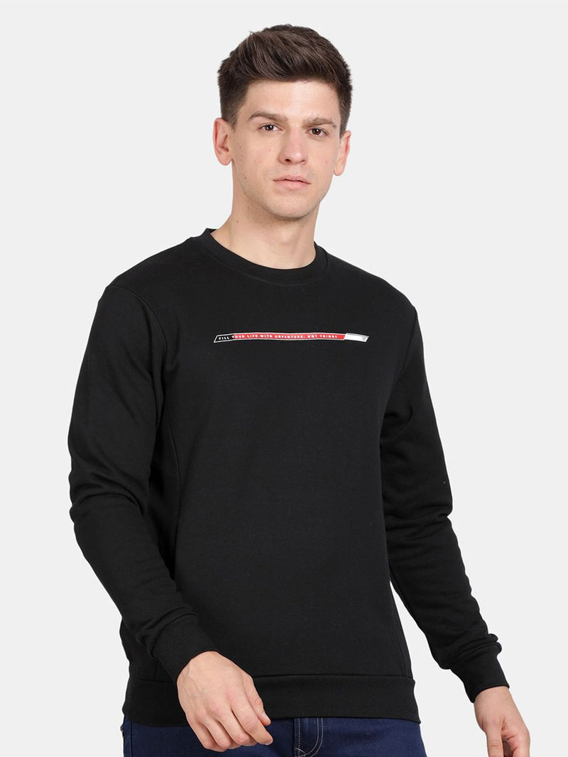 T-Base Men Graphic Printed Sweatshirt