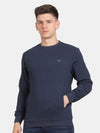 T-Base Men Round Neck Solid Sweatshirt