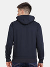 T-Base Men Solid Hooded Sweatshirt